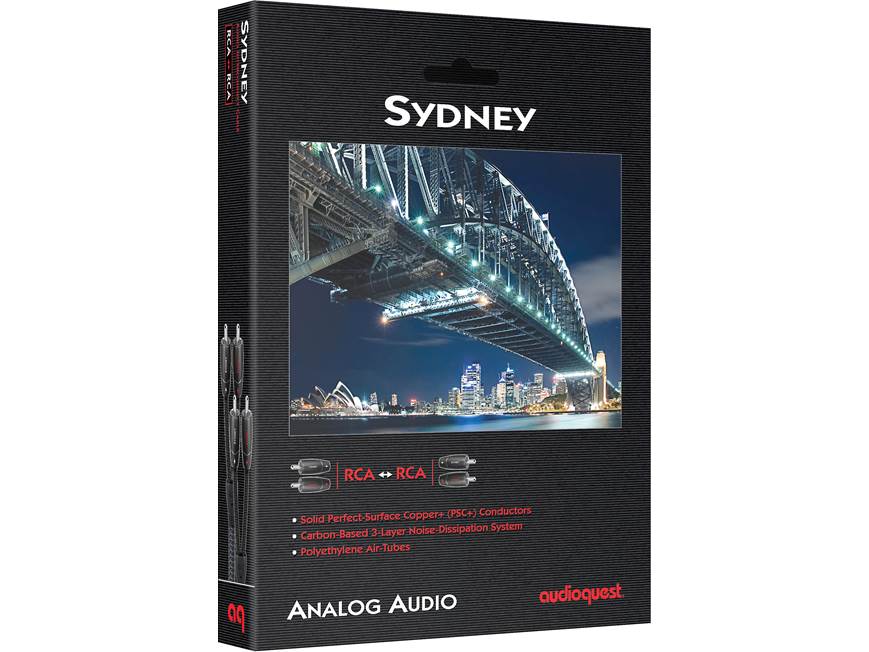 AudioQuest Sydney (1 meter/3.3 feet) Stereo interconnect cable