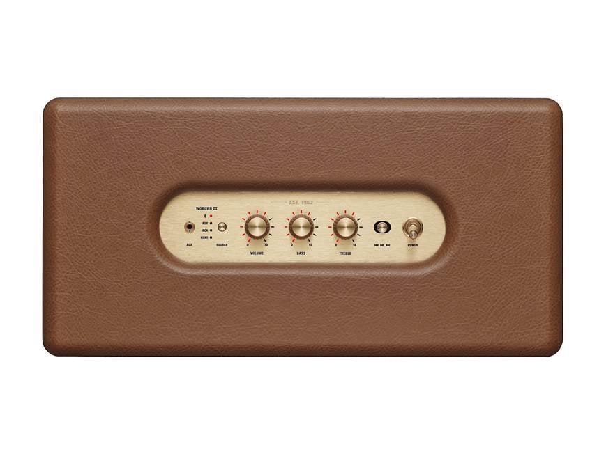 Marshall Woburn III (Brown) Powered Bluetooth® speaker with HDMI