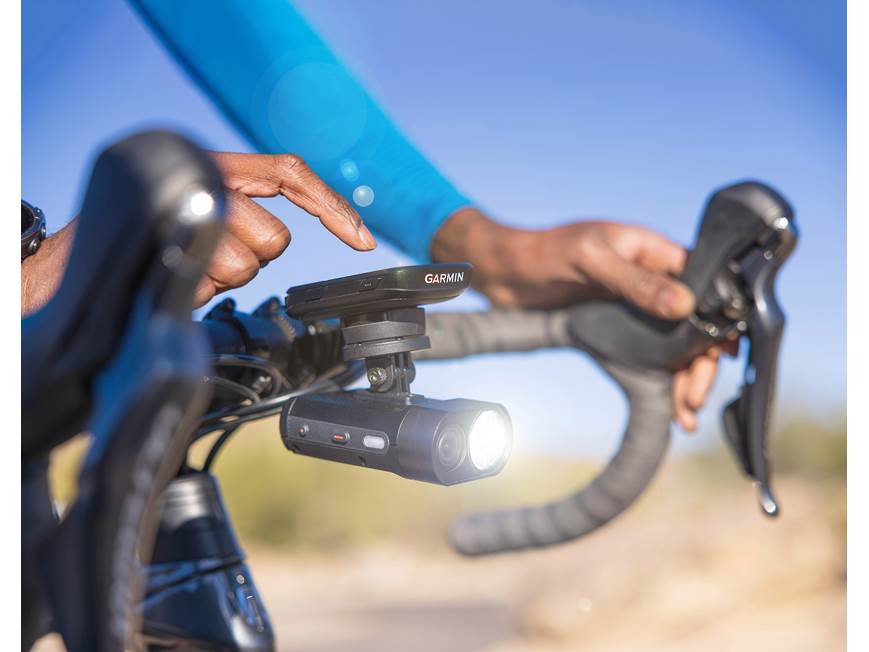 Garmin Varia™ Vue Bicycle headlight camera at Crutchfield