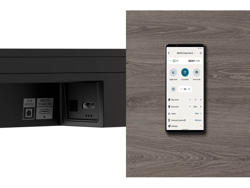 Sony BRAVIA Theater Bar 6 Powered 3.1.2-channel Dolby Atmos® sound