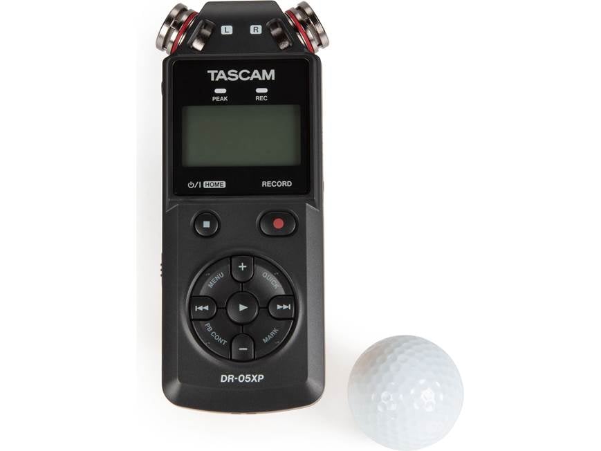 Tascam DR-05XP Portable audio recorder with USB-C interface at