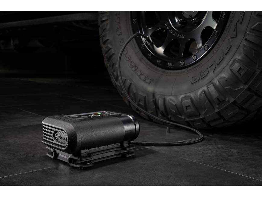 NOCO AX65 2000-amp jump starter, portable power bank, and compact