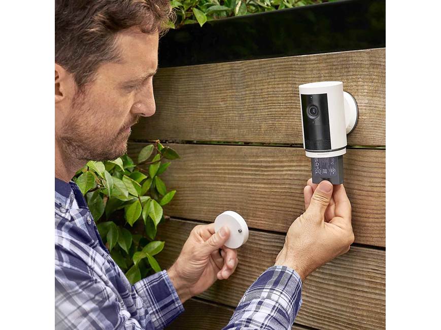 Ring Outdoor Cam Plus (Battery) (White) Indoor/outdoor 2K Wi-Fi