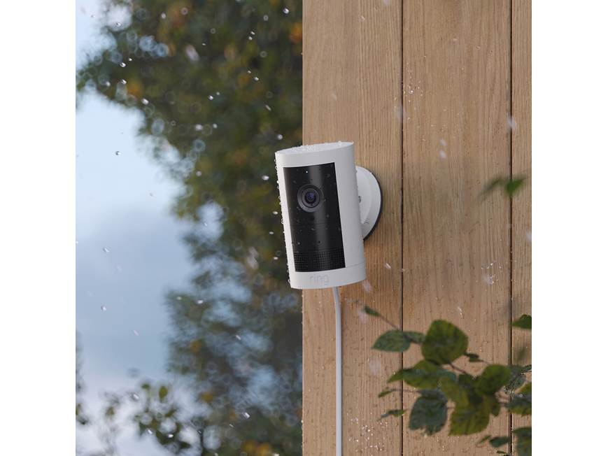 Ring Outdoor Cam Plus (Plug-in) (White) Indoor/outdoor 2K Wi-Fi