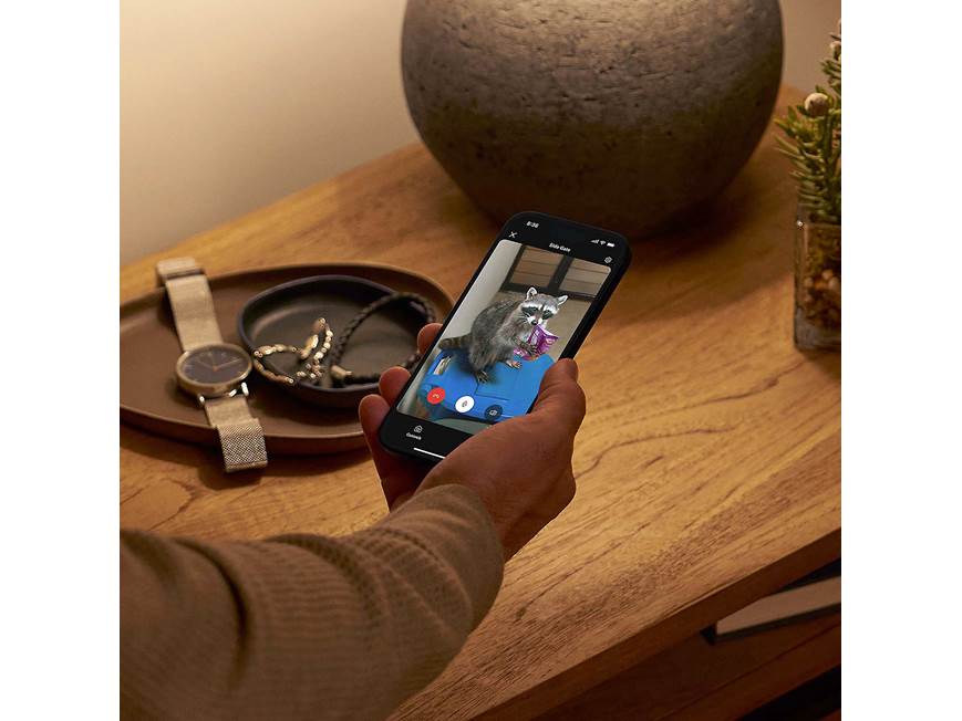 Ring Outdoor Cam Plus (Plug-in) (White) Indoor/outdoor 2K Wi-Fi