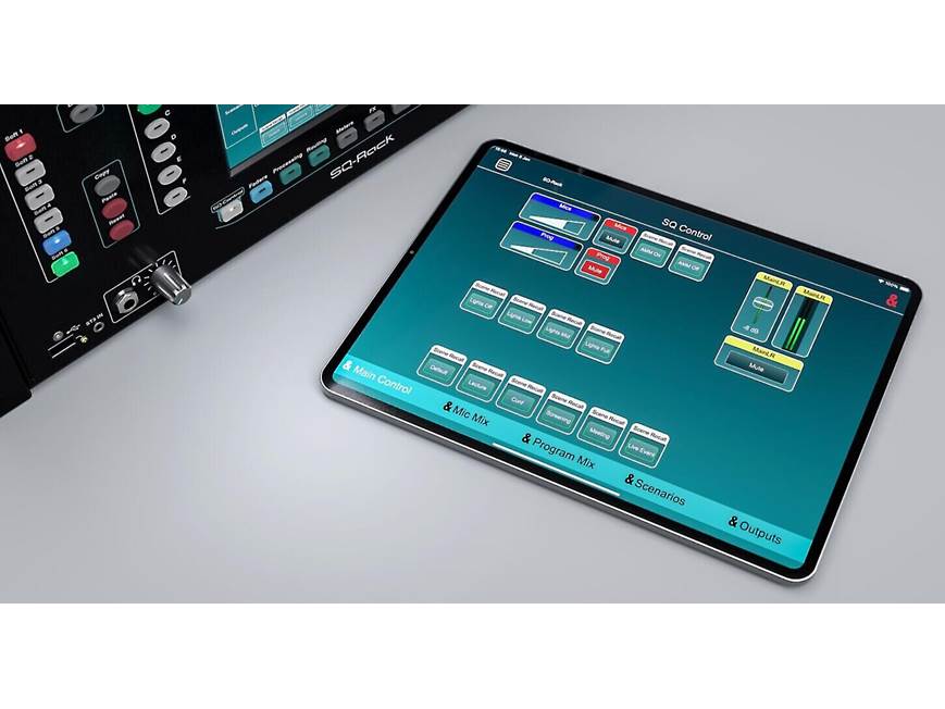 Allen & Heath SQ-7 32-channel digital mixer at Crutchfield