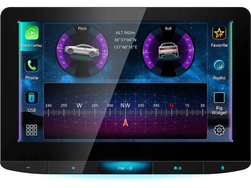 JVC KW-Z1001W Digital multimedia receiver (does not play discs) at