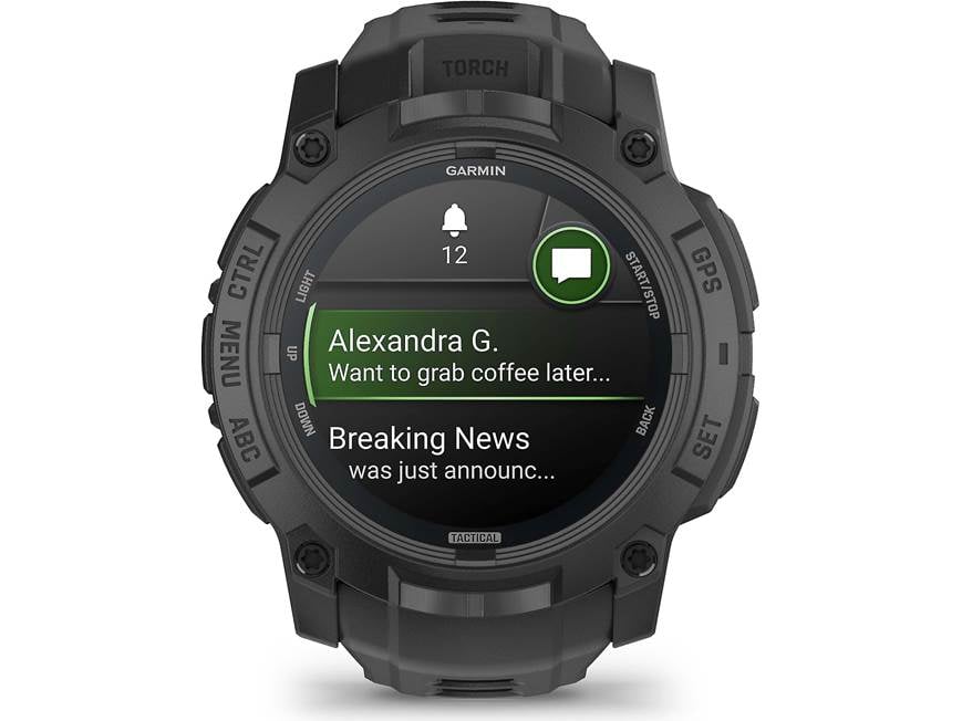 Garmin Instinct 3 Tactical Edition (50 mm - Black) Tactical