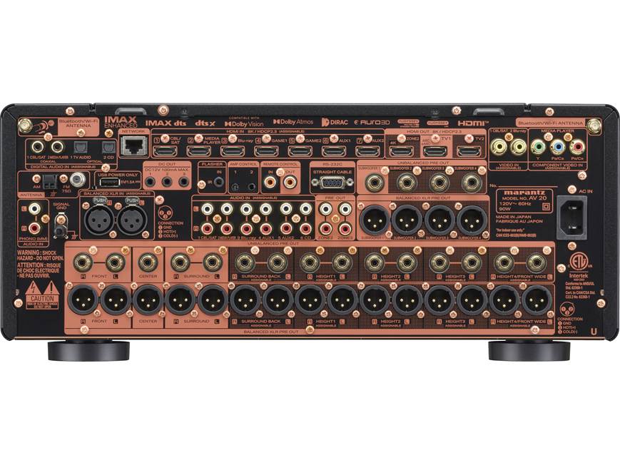 Marantz AV 20 Home theater preamp/processor with 13.4-channel