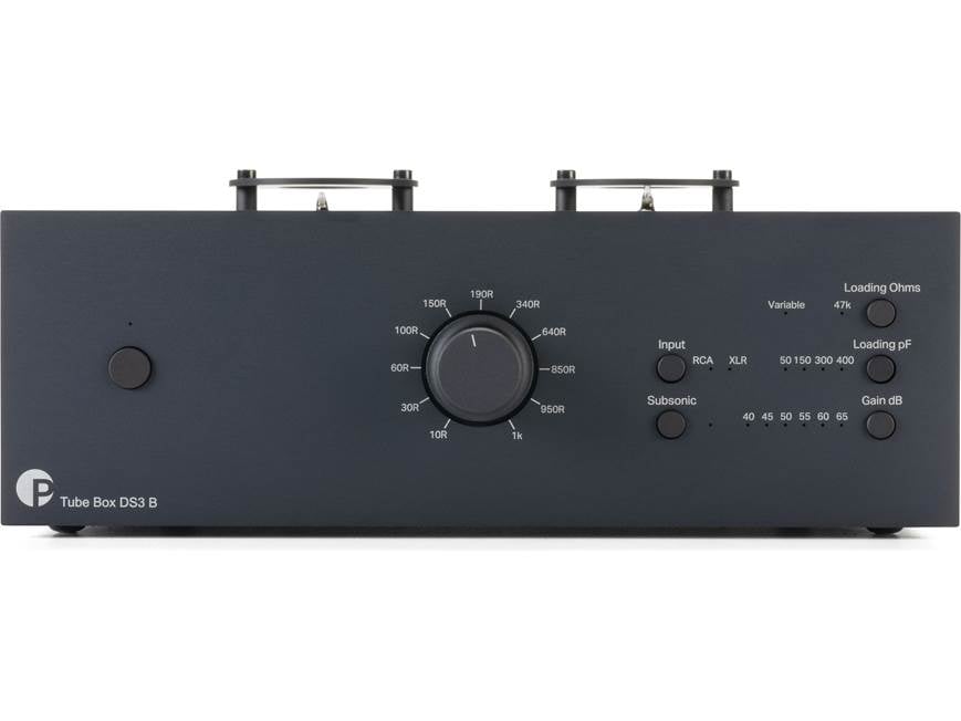 Pro-Ject Tube Box DS3 B (Black) Vacuum-tube driven phono