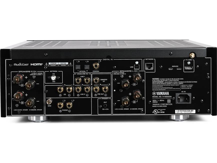 Yamaha R-N2000A (Black) Stereo receiver with Wi-Fi, Bluetooth