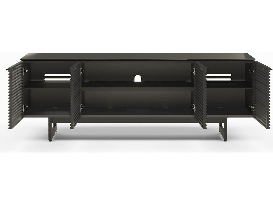 【キミースレータ】Channel sブラックシャドウ BDI Corridor 8179 (Charcoal Stained Ash) Audio/video cabinet for