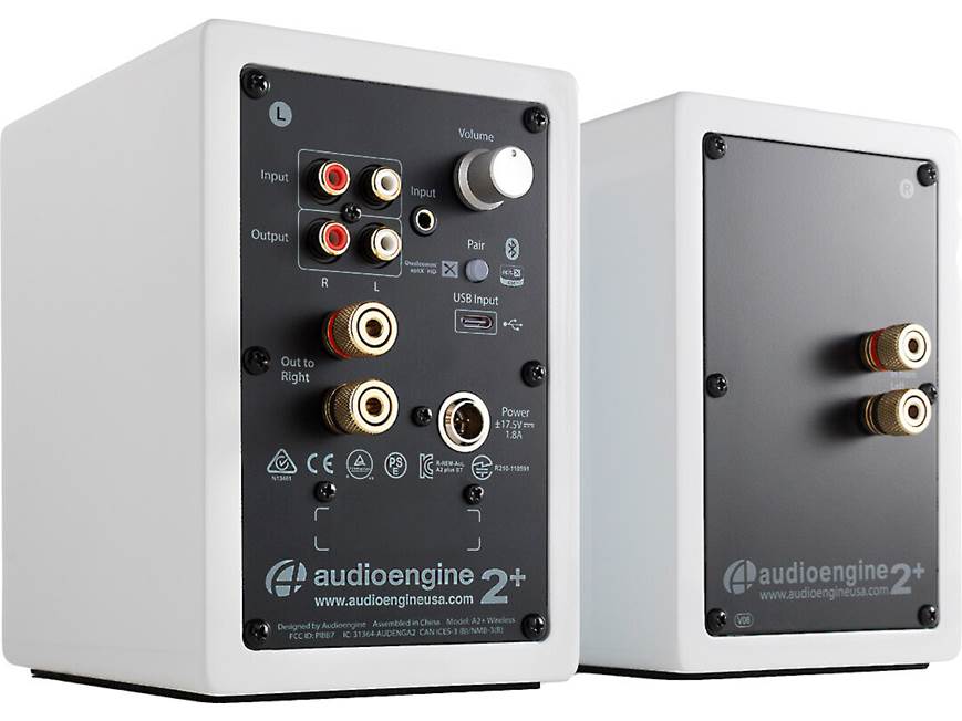 Audioengine A2+ Home Music System (High-gloss White) Powered