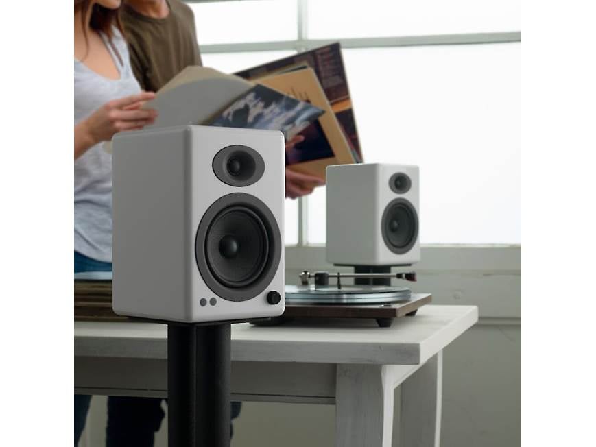 Audioengine A5+ (White) Powered stereo speakers (White) at Crutchfield