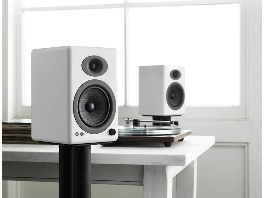 Audioengine A5+ (White) Powered stereo speakers (White) at Crutchfield