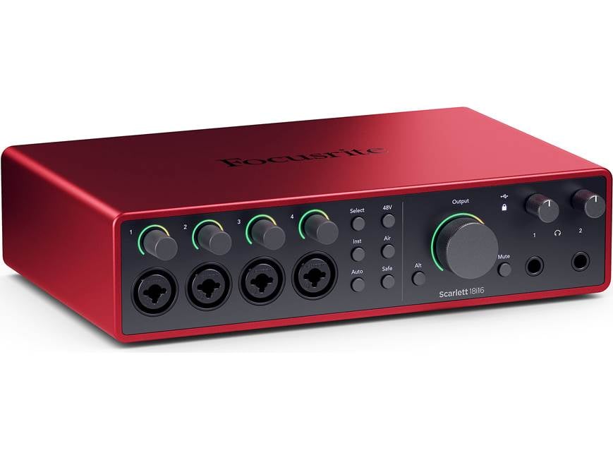 Focusrite Scarlett 18i16 (4th Generation) USB 2.0 (Type-C) audio