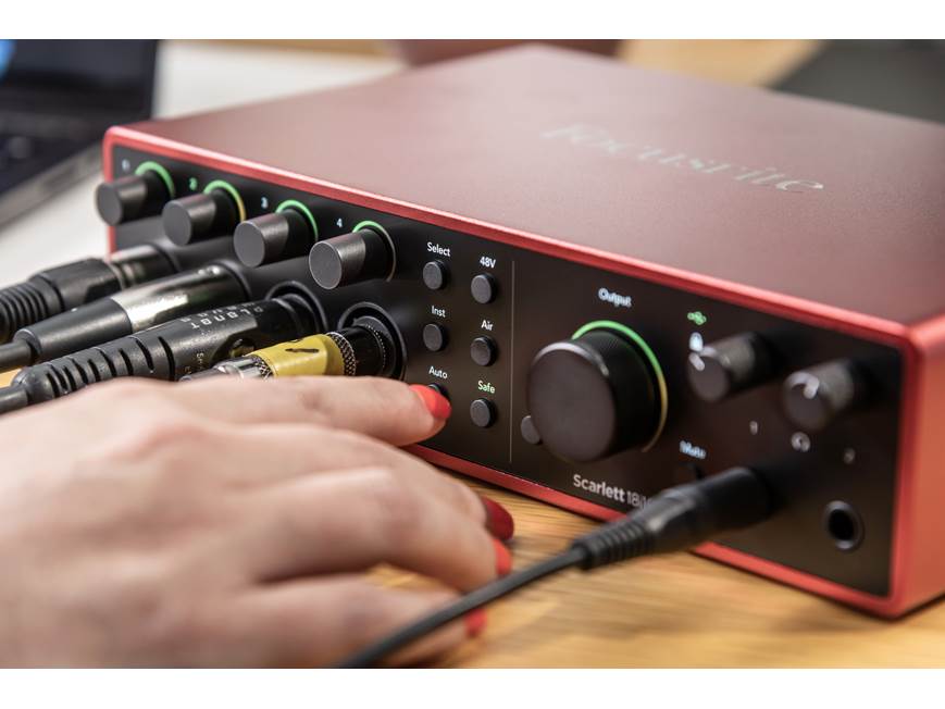 Focusrite Scarlett 18i16 (4th Generation) USB 2.0 (Type-C) audio