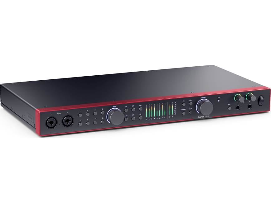 Focusrite Scarlett 18i20 (4th Generation) Rack-mountable USB 2.0