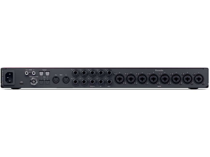 Focusrite Scarlett 18i20 (4th Generation) Rack-mountable USB 2.0