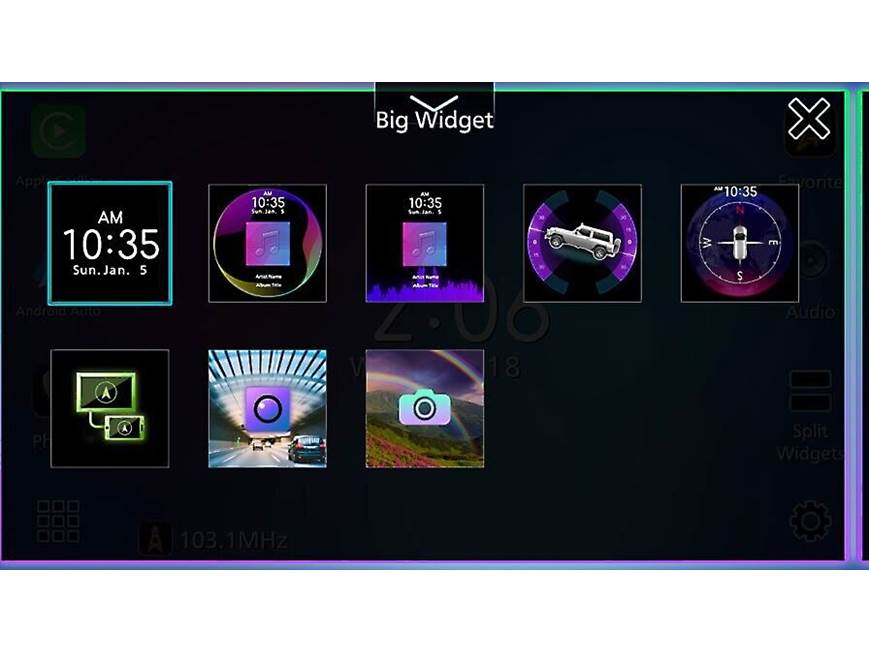 JVC KW-Z1001W Digital multimedia receiver (does not play discs) at