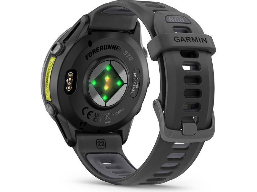 Garmin Forerunner 970 (Black with Black band) GPS running watch