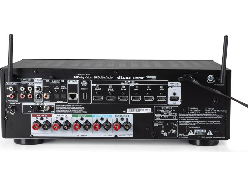Denon AVR-S670H vs Denon AVR-X1800H