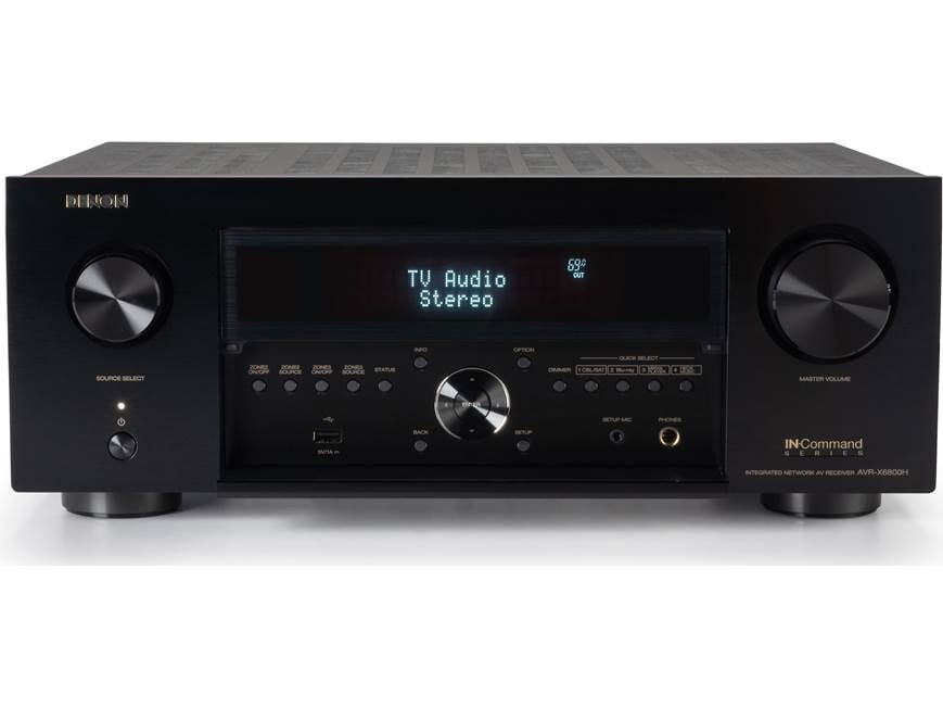 Denon AVR-X6800H 11.4-channel home theater receiver with Dolby