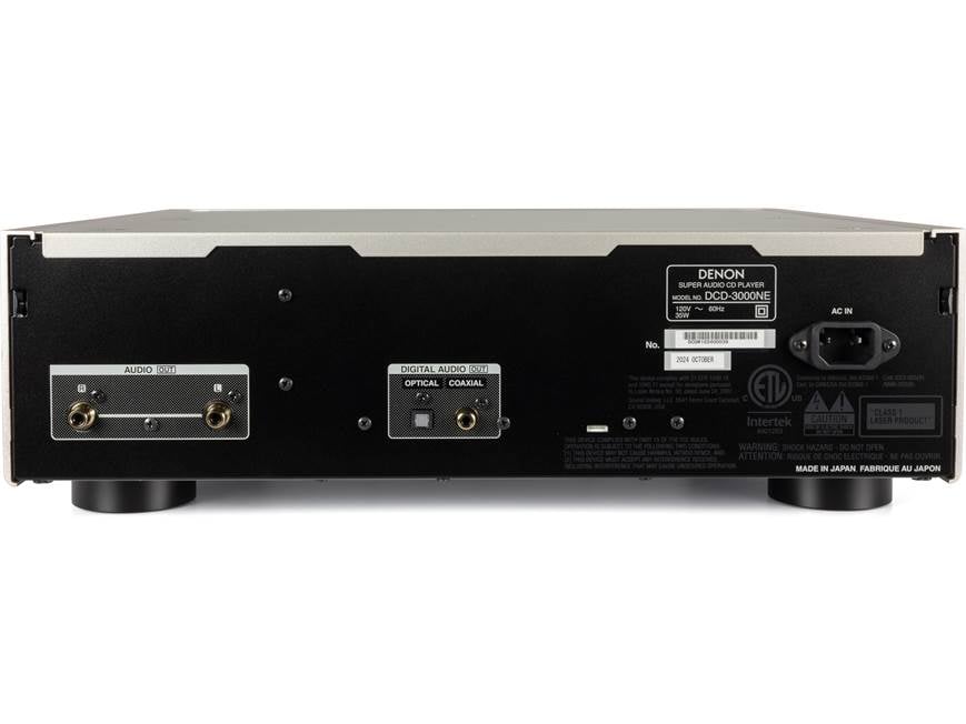 Denon DCD-3000NE (Silver) SACD/CD player (Silver) at Crutchfield