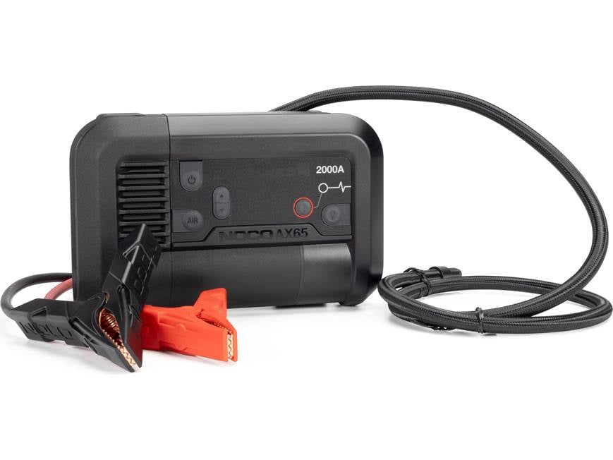 NOCO AX65 2000-amp jump starter, portable power bank, and compact