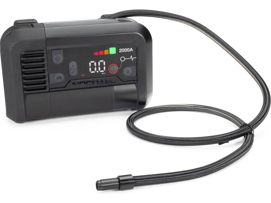 NOCO AX65 2000-amp jump starter, portable power bank, and compact