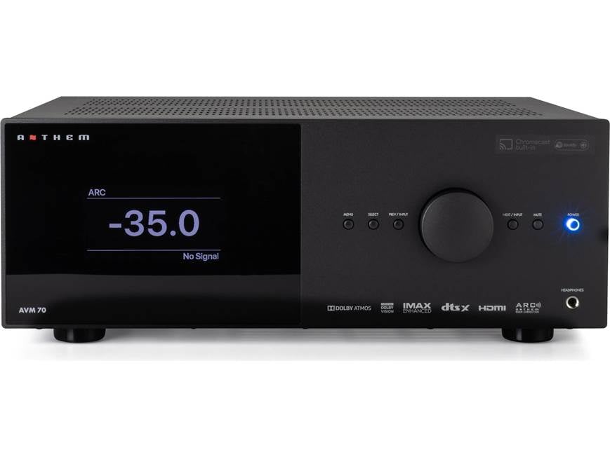 Anthem AVM 70 8K Home theater preamp/processor with 15.2-channel