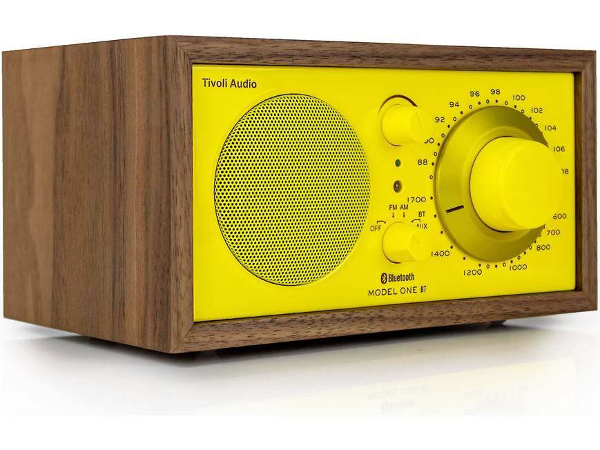 Tivoli Audio Model One® BT (Walnut/Highlighter Yellow) AM/FM radio