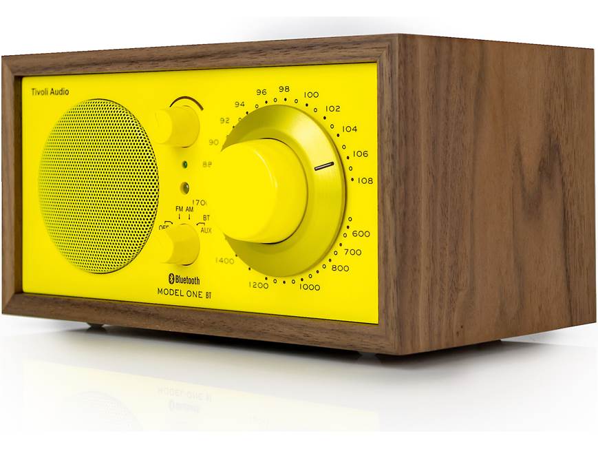 Tivoli Audio Model One® BT (Walnut/Highlighter Yellow) AM/FM radio