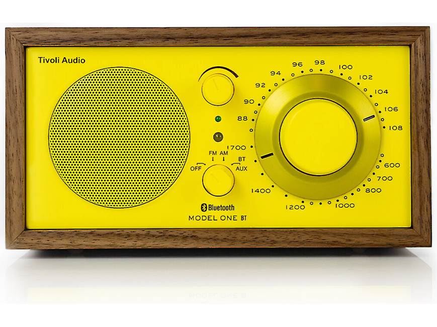 Tivoli Audio Model One® BT (Walnut/Highlighter Yellow) AM/FM radio