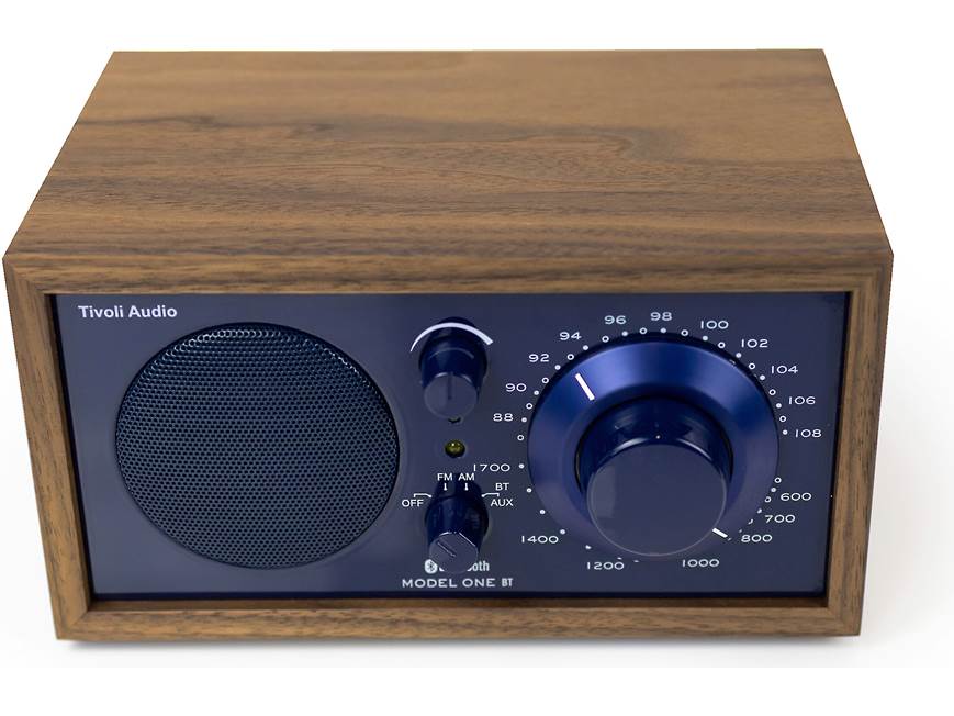 Tivoli Audio Model One® BT (Walnut/Navy Blue) AM/FM radio with