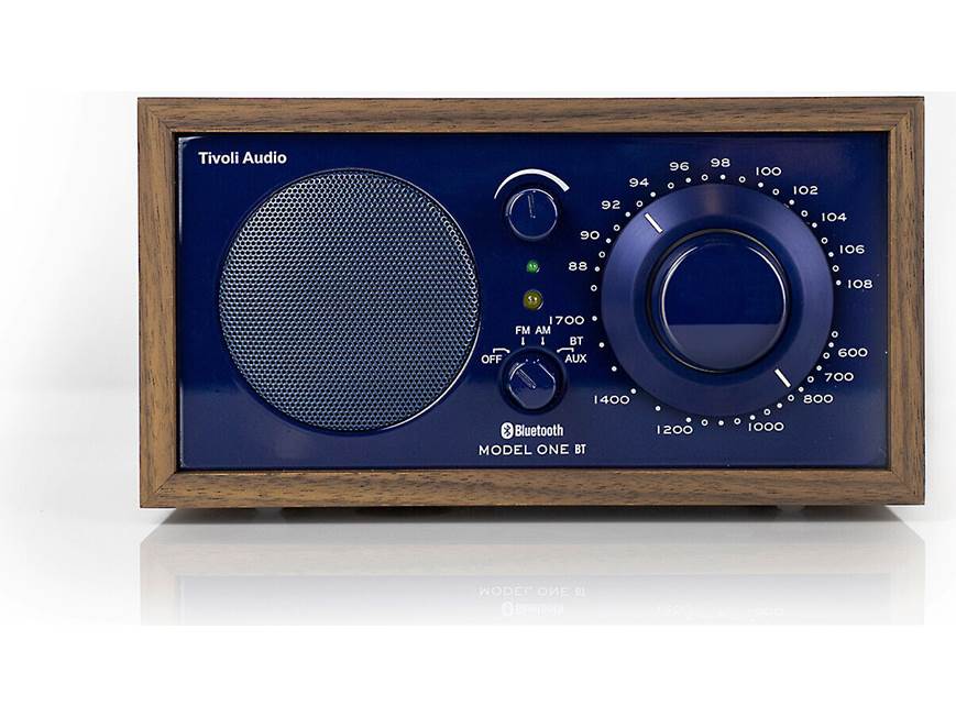Tivoli Audio Model One® BT (Walnut/Navy Blue) AM/FM radio with
