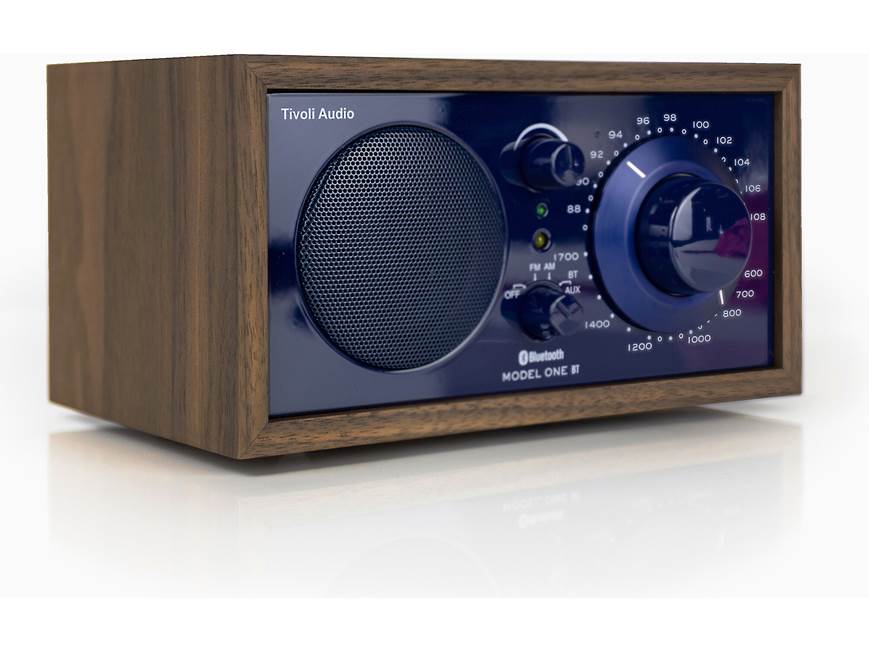 Tivoli Audio Model One® BT (Walnut/Navy Blue) AM/FM radio with