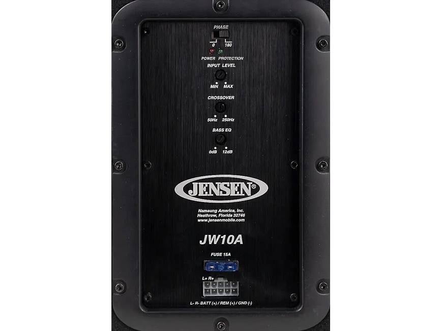 Jensen JW10A Powered subwoofer with 10