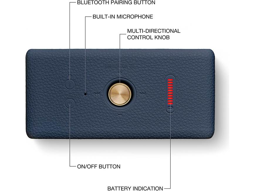 Marshall Emberton III (Midnight Blue) Waterproof portable