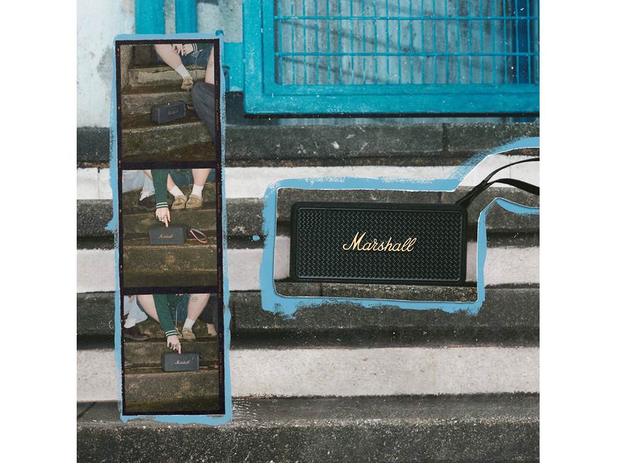 Marshall Middleton II (Black and Brass) Portable Bluetooth