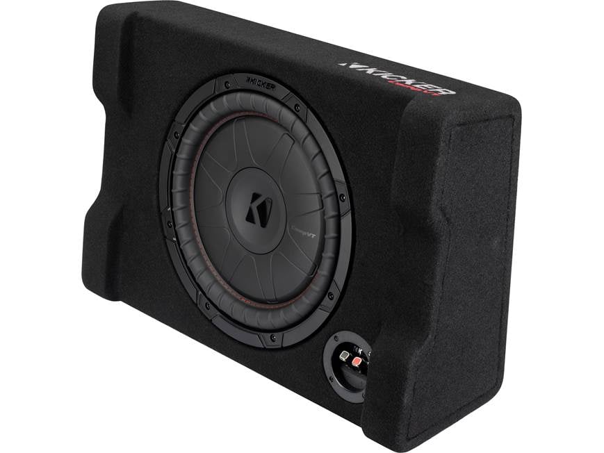 Kicker 52CVTDF122 Sealed downward-firing enclosure with 12