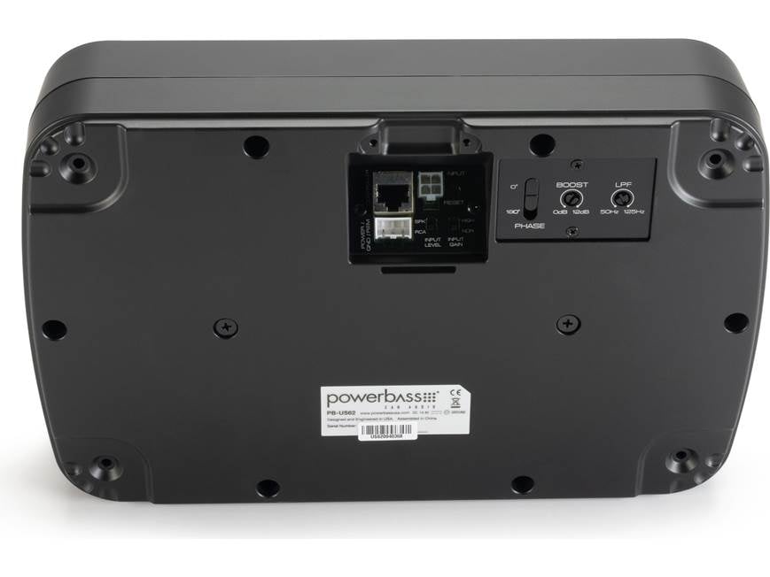 【生産完了品】compact bass PBタイプ PowerBass PB-US62 Compact powered subwoofer with dual 6