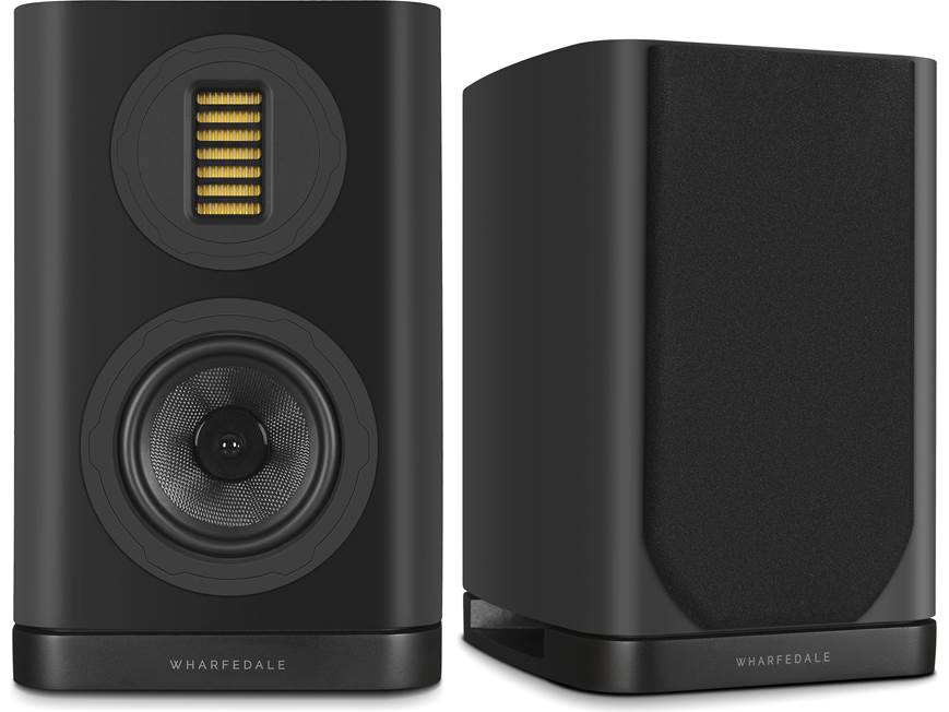 Wharfedale EVO 5.1 (Black) Pair of stand-mount speakers (Black) at