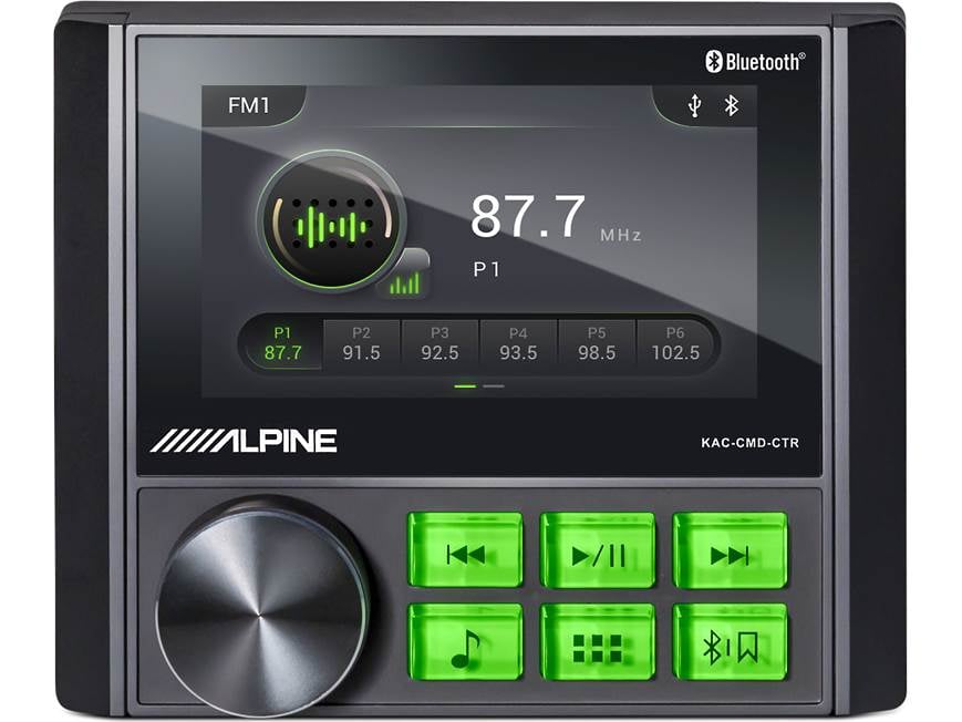 Alpine KAC-CMD-CTR All-weather digital media receiver for ATVs and