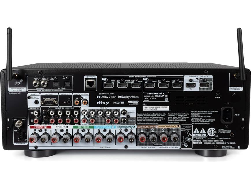 Marantz Cinema 60 7.2-channel home theater receiver with Dolby