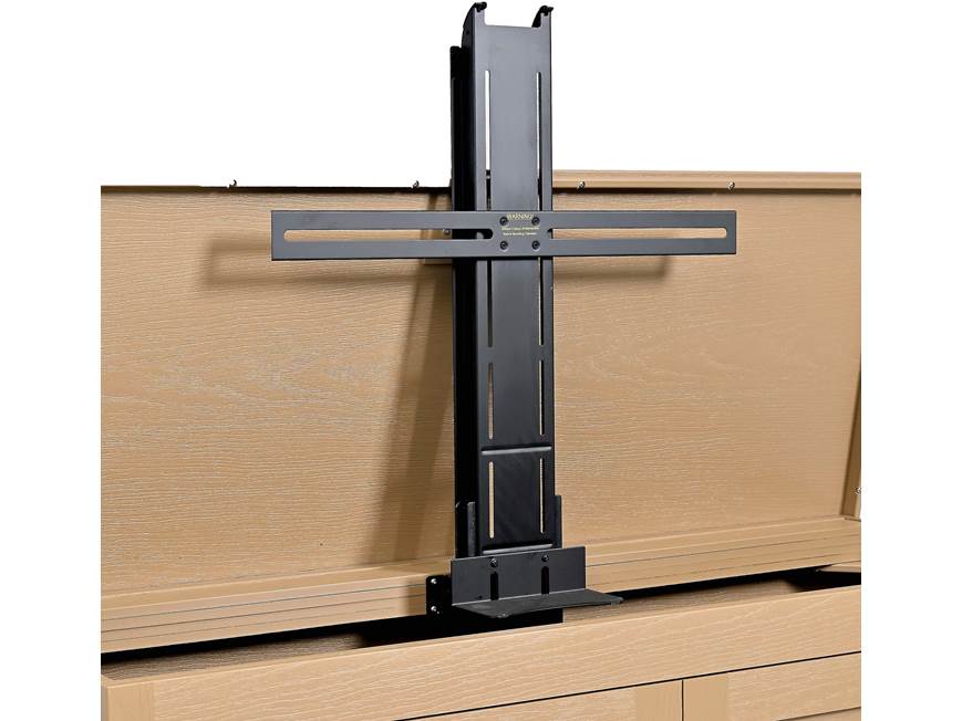 Large Outdoor Luxe TV Lift Cabinet (Maple) Motorized lift cabinet