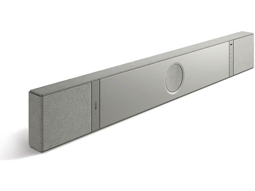 KEF XIO (Silver Grey) Powered 5.1.2-channel Dolby Atmos® sound bar