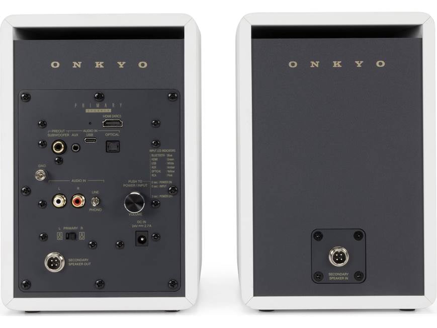 Onkyo Creator Series GX-30ARC (White) Powered desktop stereo