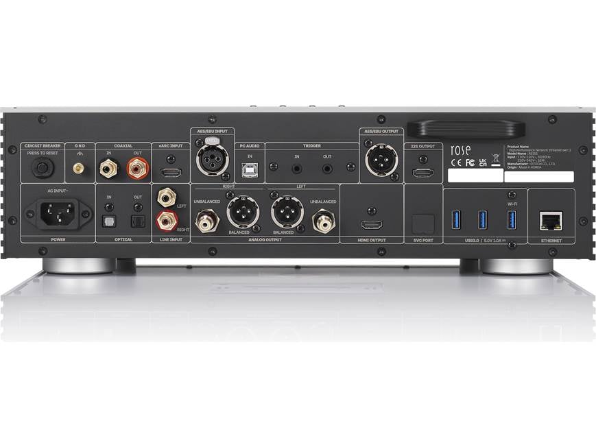 HiFi Rose RA280 and RS151 (Silver) Integrated amplifier and high