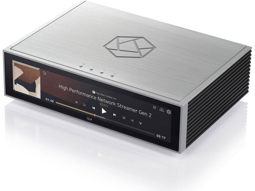HiFi Rose RS151 (Silver) High-resolution audio and 4K video